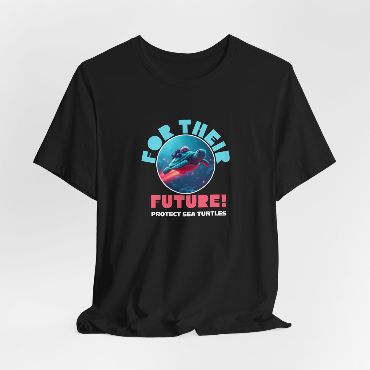For The Future Space Sea Turtle Tee - 5 Colors Dark