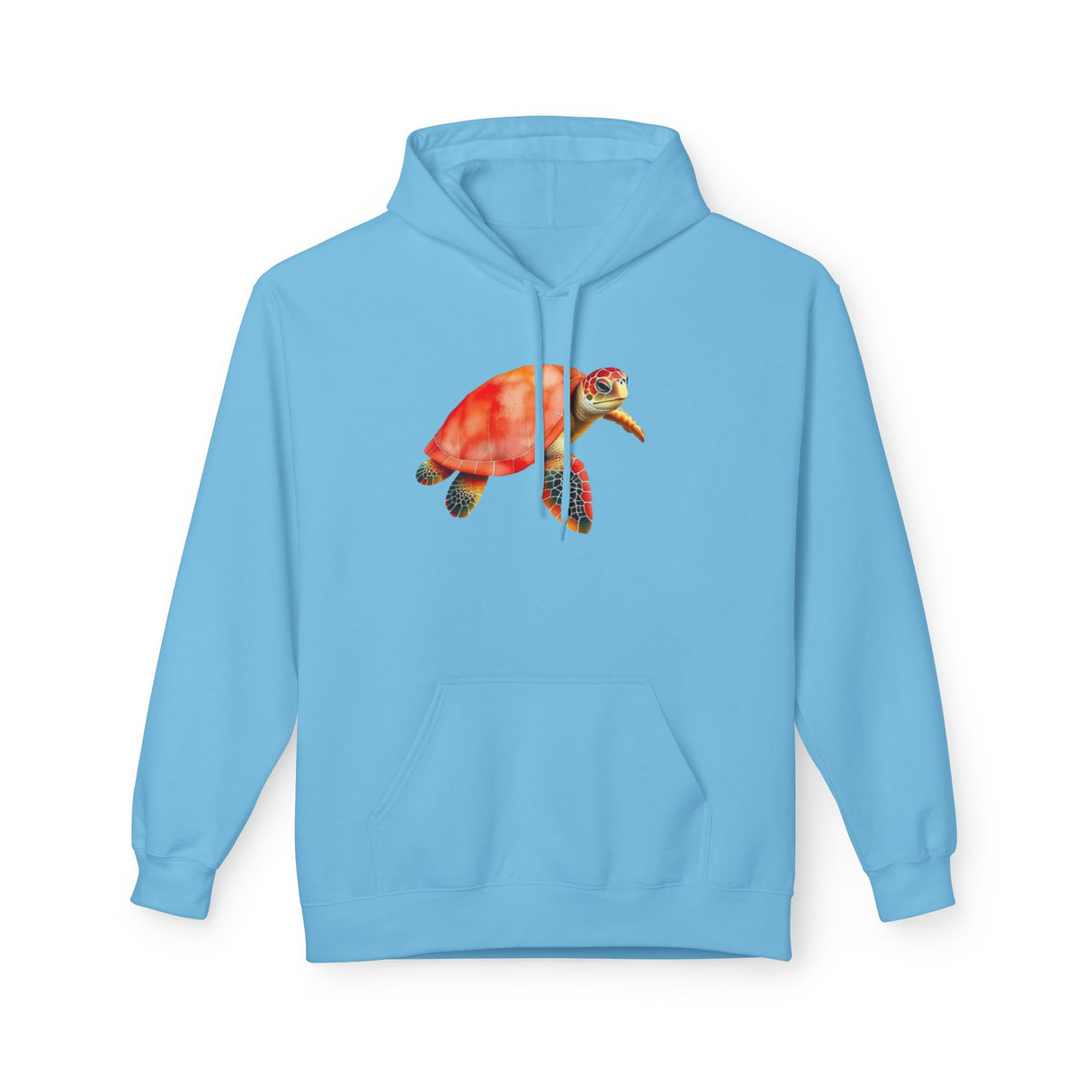 Surreal Red Sea Turtle Hoodie - Comfy Sweatshirt - 6 Colors