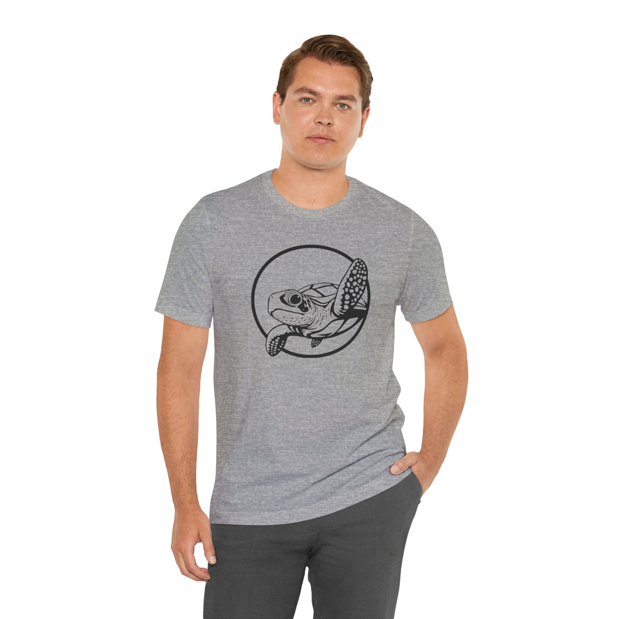 Waving Sea Turtle Graphic Tee - 9 Colors