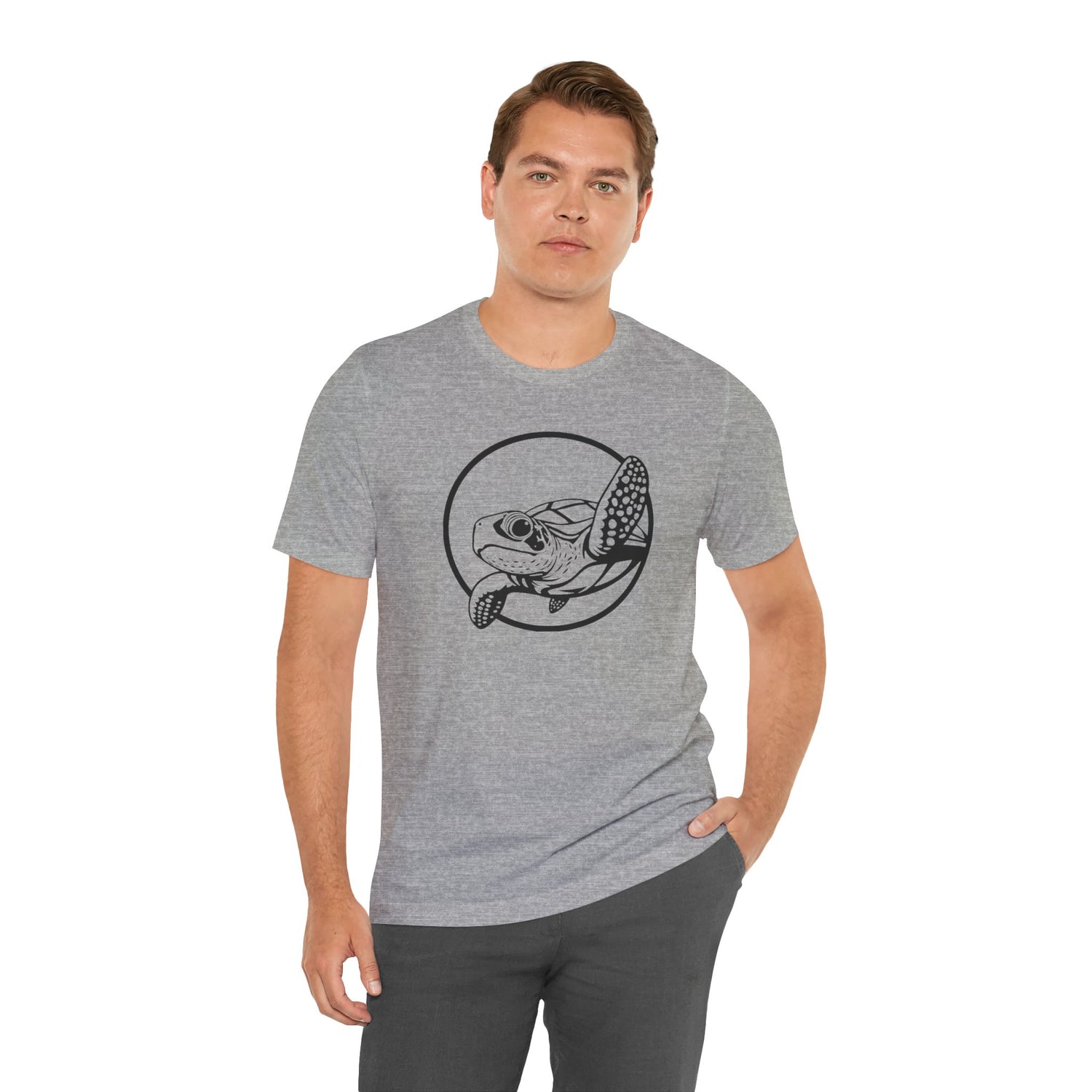 Waving Sea Turtle Graphic Tee - 9 Colors