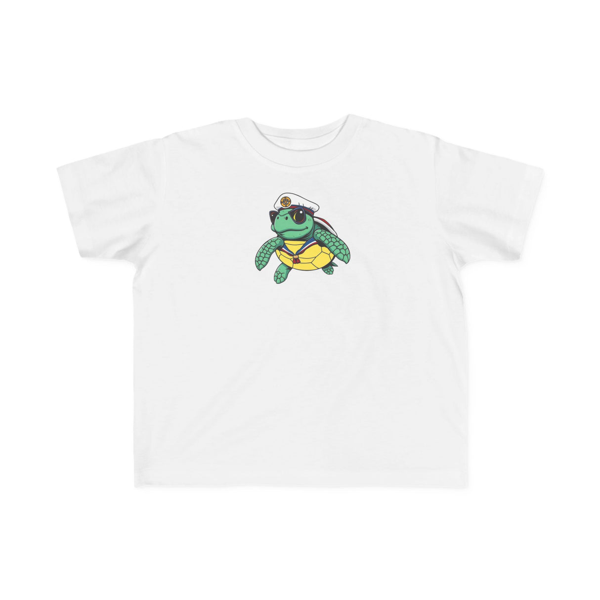 Toddler Cartoon Sailor Sea Turtle Tee - 10 colors