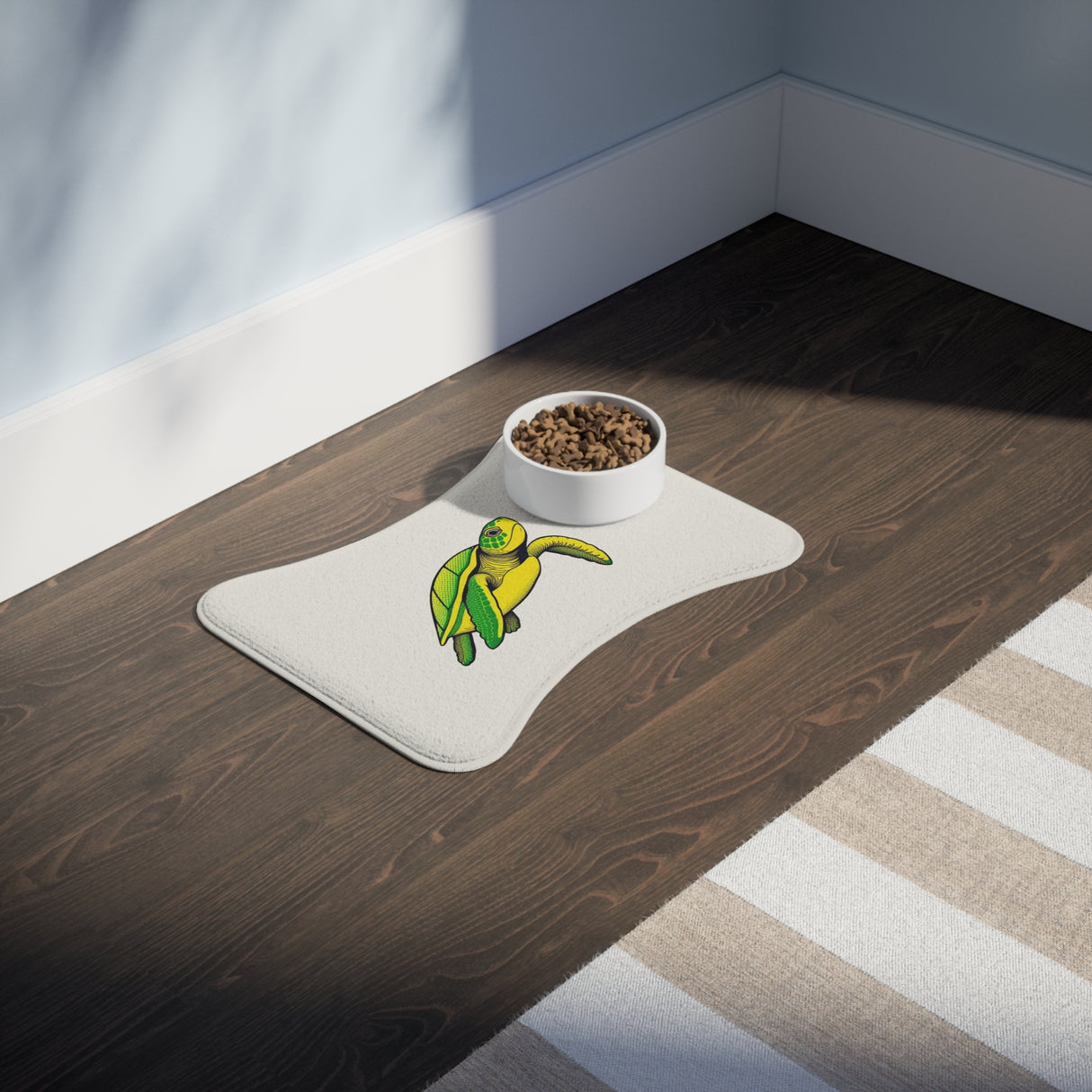 Colorful Turtle Pet Feeding Mat