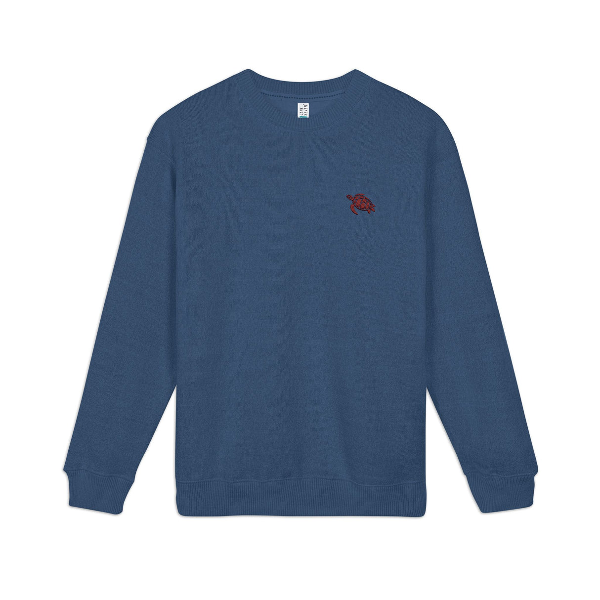Unisex Brown Sea Turtle Embroidered Crewneck Sweatshirt - 4 colors