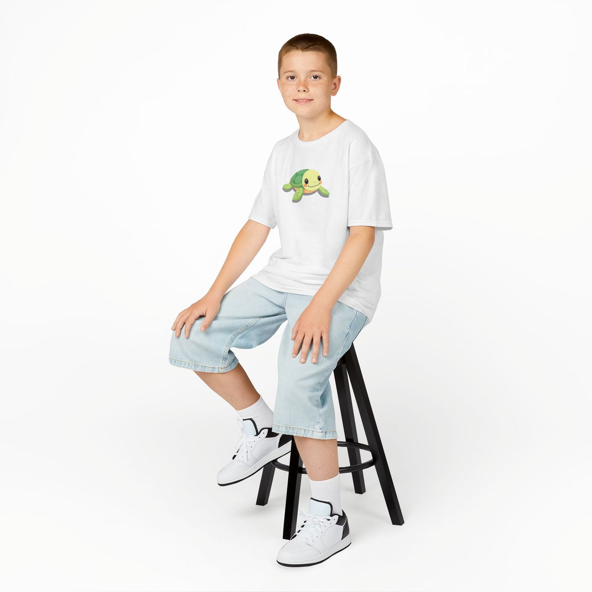 Kids Cute Baby Sea Turtle Green Cartoon Tee - 9 colors