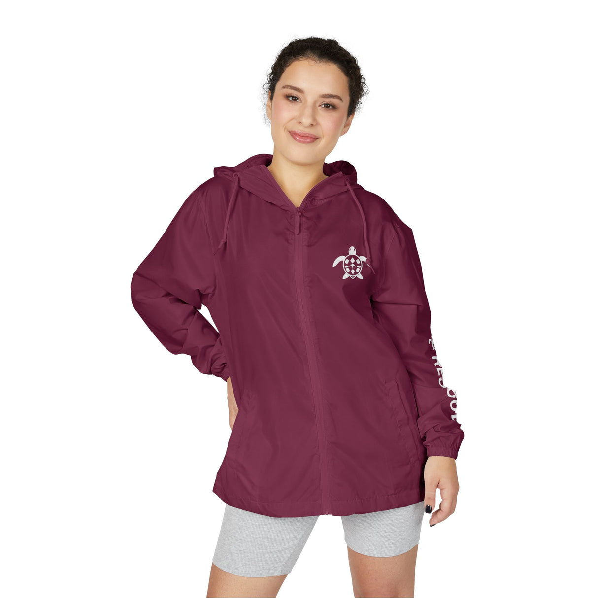 Sea Turtle Rescue Unisex Full-Zip Windbreaker Jacket - 3 colors
