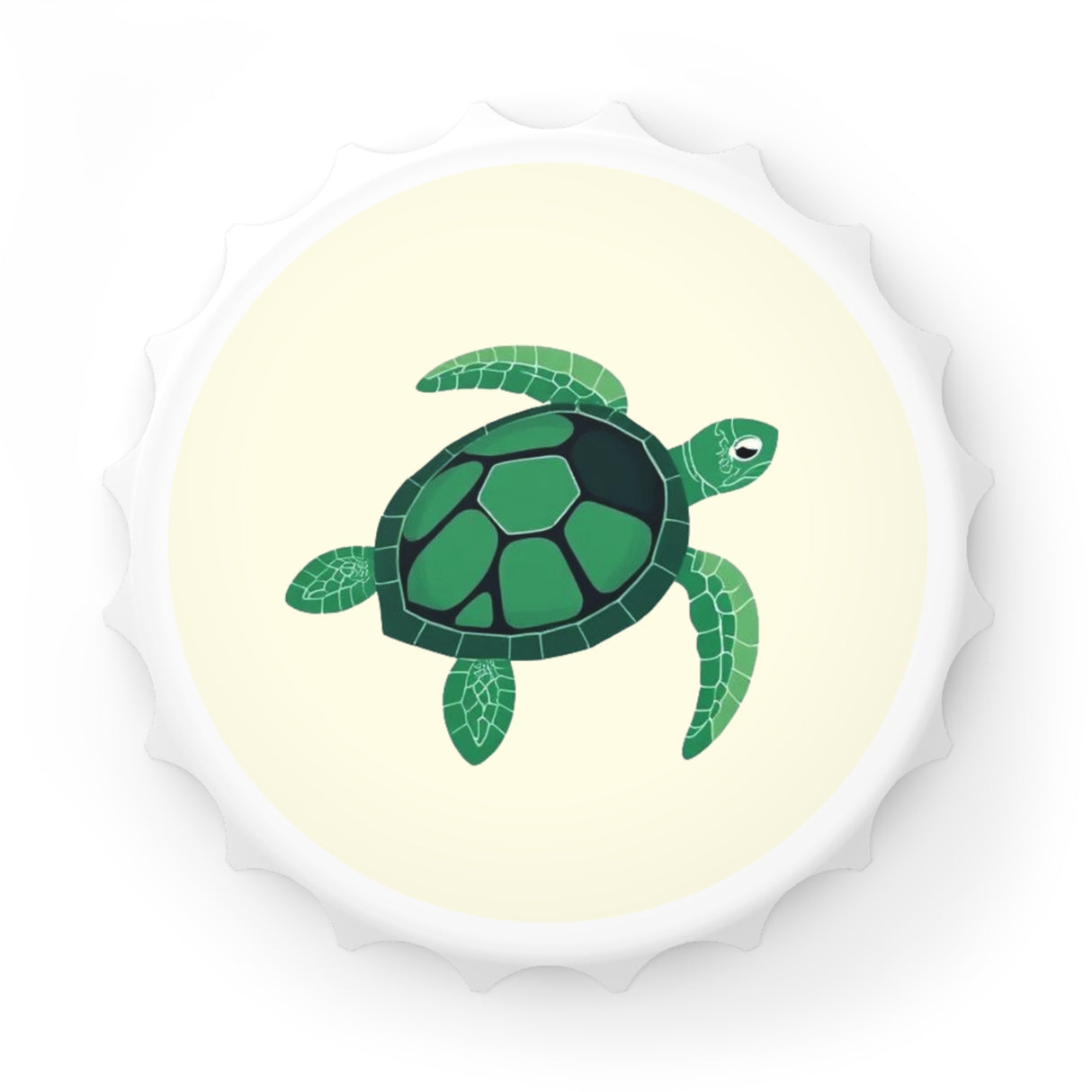 Green SeaTurtle Bottle Opener