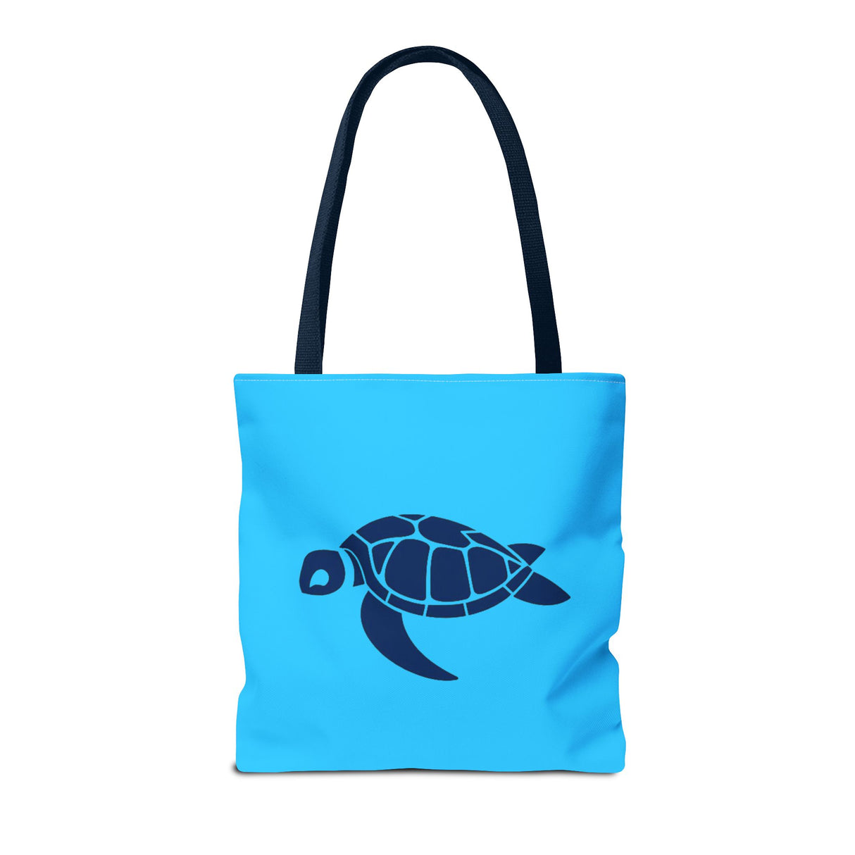 Blue Sea Turtle Icon Tote Bag - 3 sizes