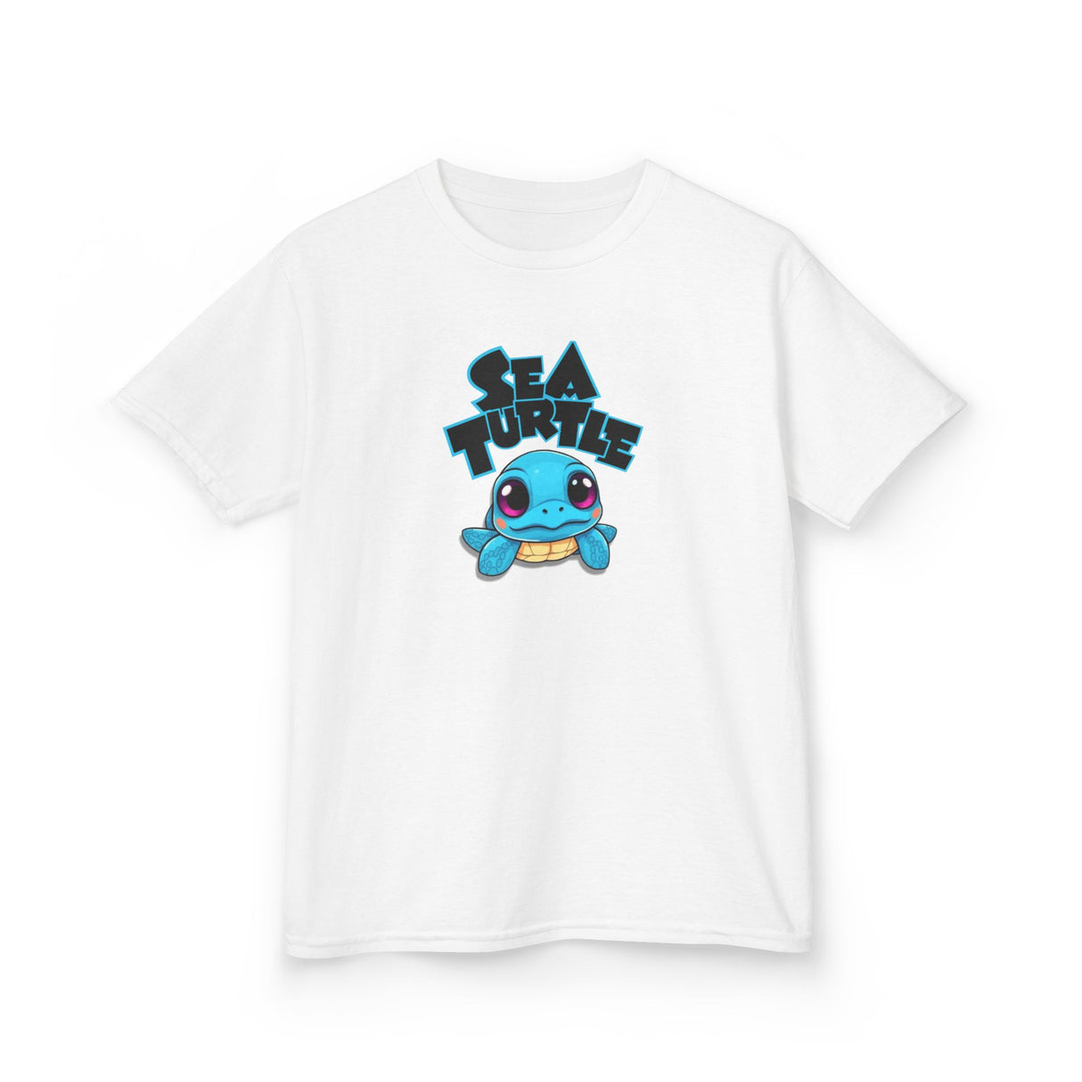 Kids Cute Baby Sea Turtle Blue Cartoon Tee - 7 colors