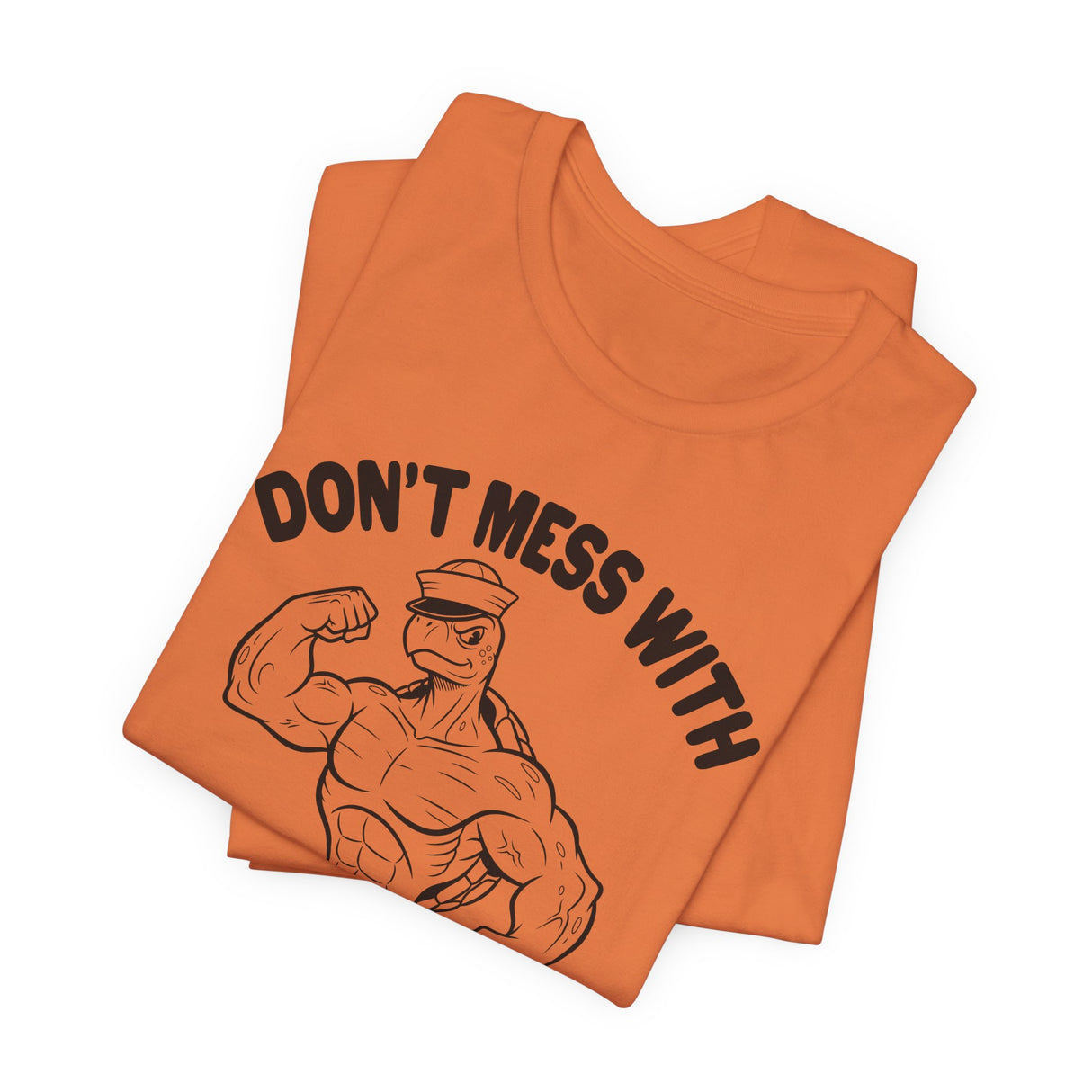Don't Mess With Sea Turtles Black Ink Graphic Tee - 4 Colors