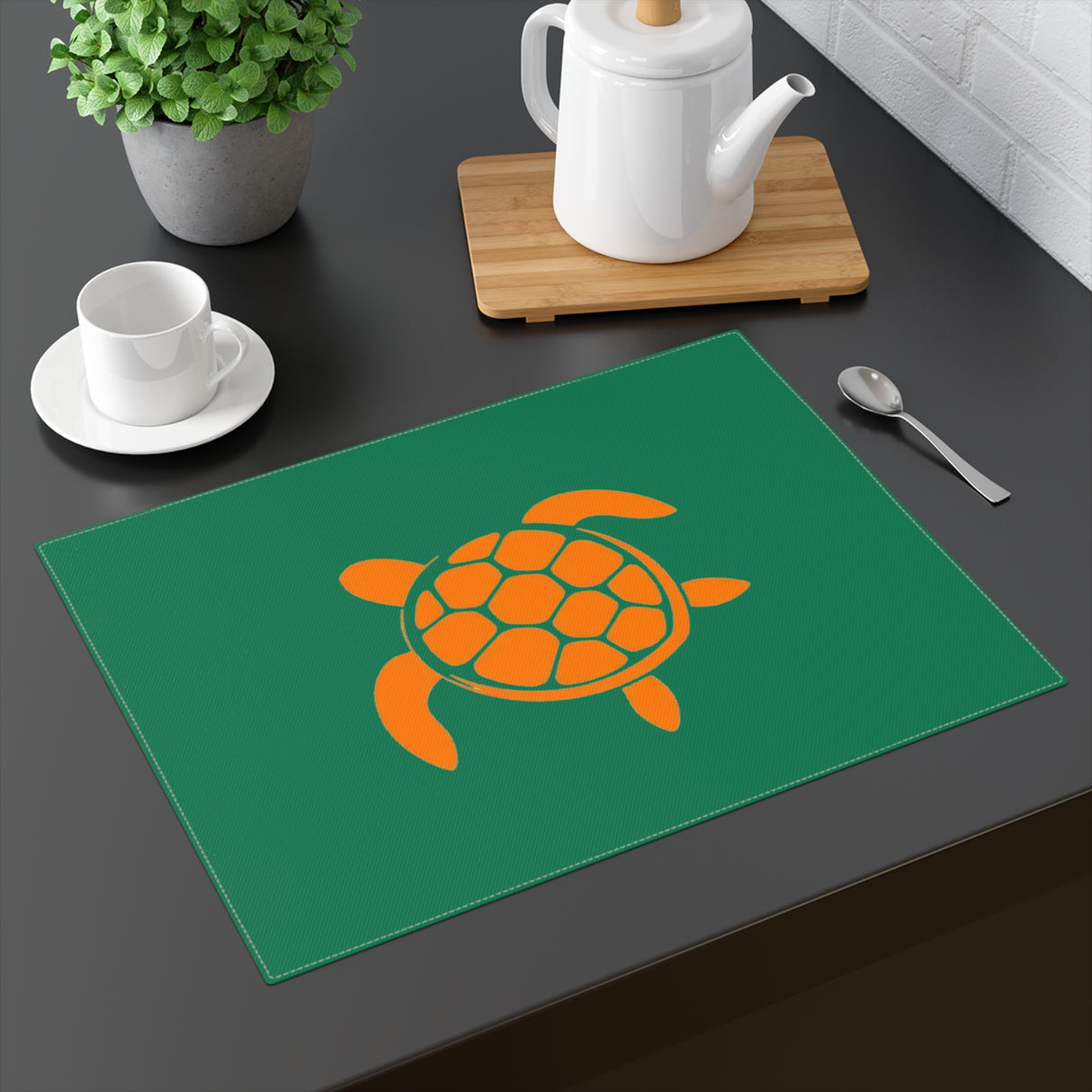 Sea Green Sea Turtle Placemat