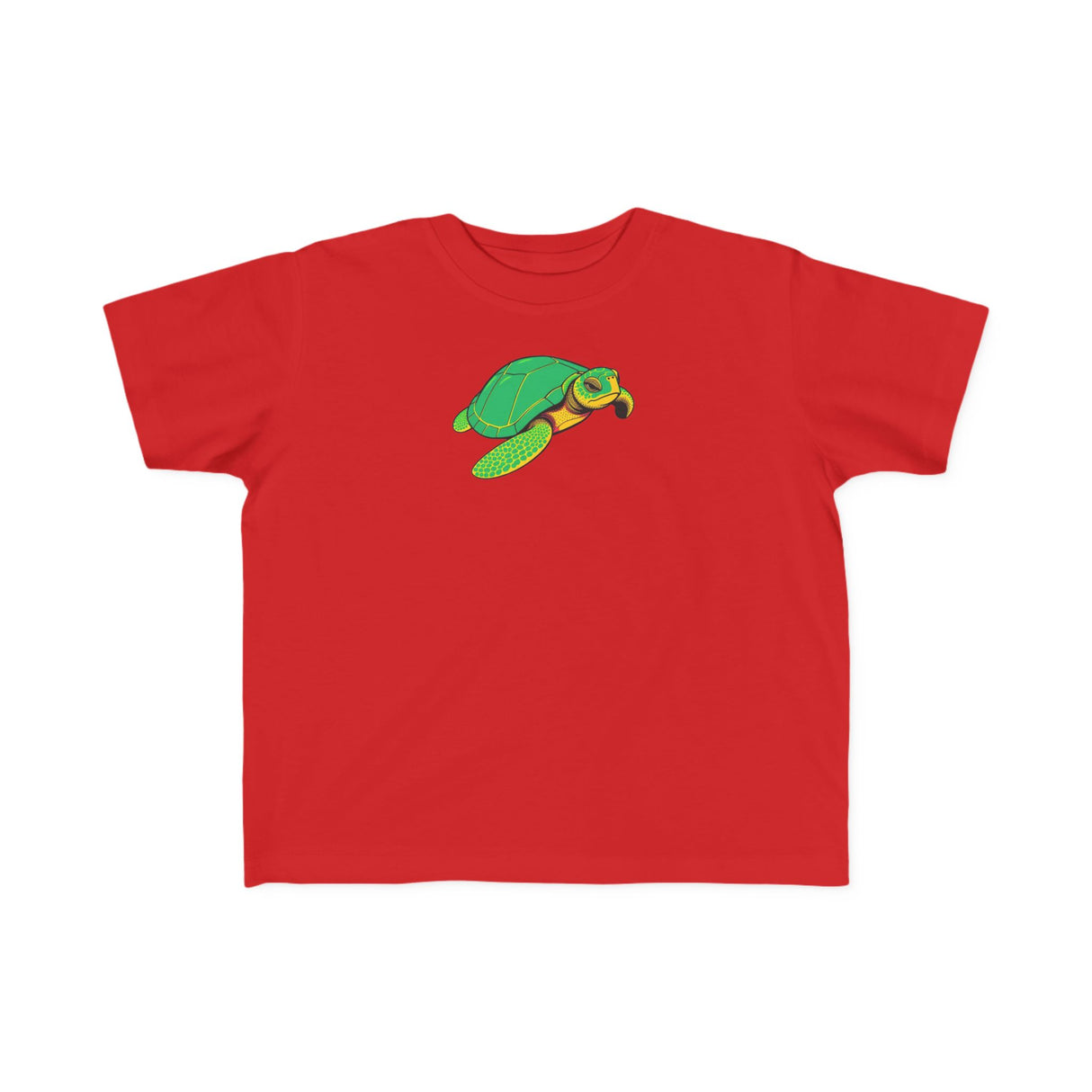 Toddler Cartoon Sea Turtle Tee - 10 colors