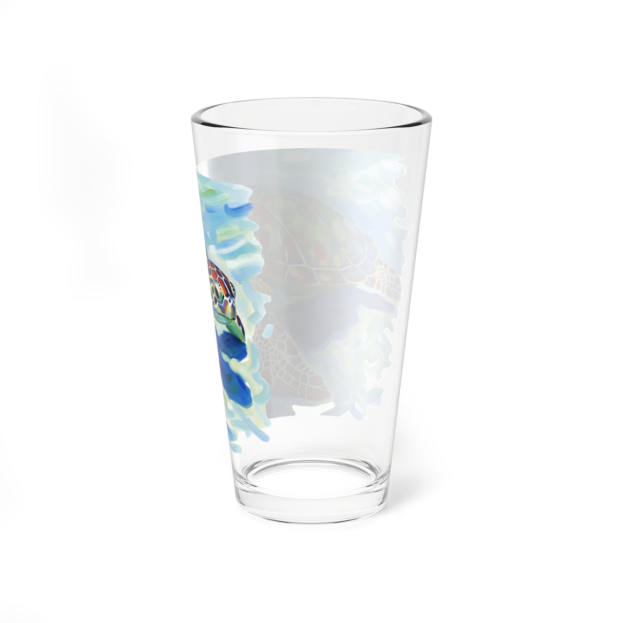 Oil Paint Sea Turtle 16oz Drinkware