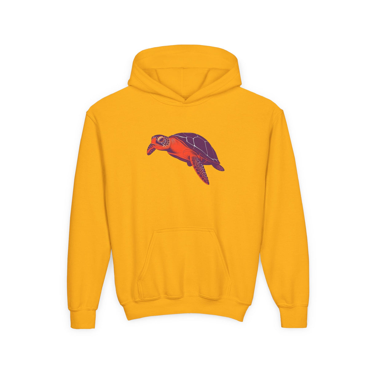 Youth Purple and Orange Sea Turtle Hoodie - 4 Colors