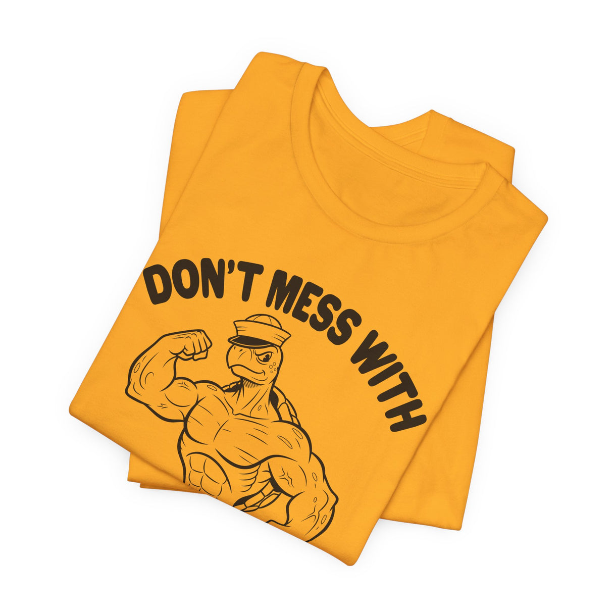 Don't Mess With Sea Turtles Black Ink Graphic Tee - 4 Colors
