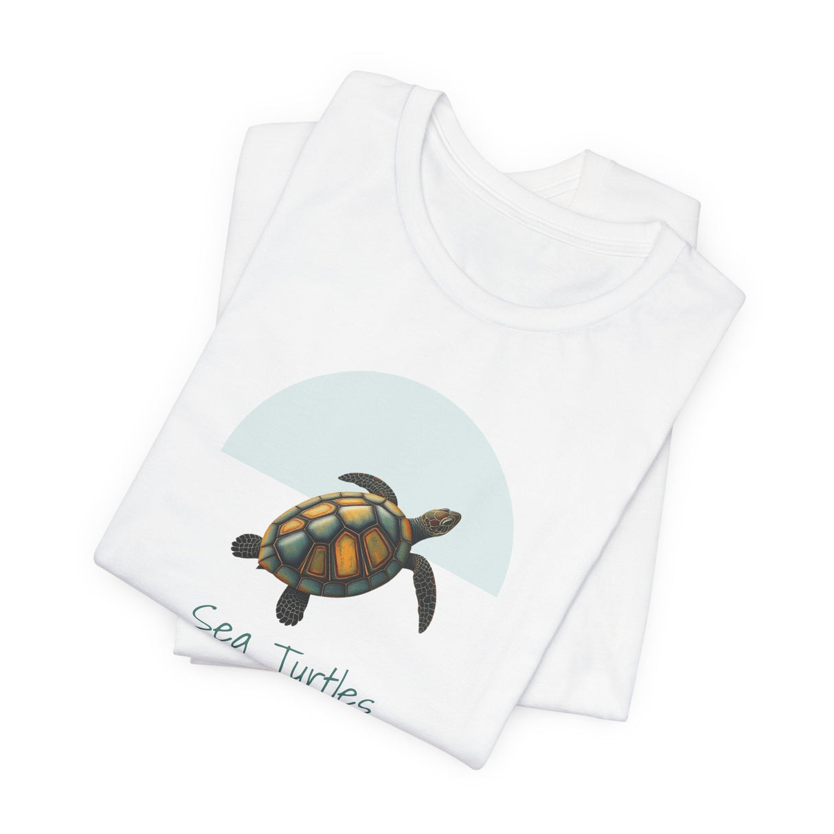 Water Color Print Sea Turtle Graphic Tee - 3 Colors