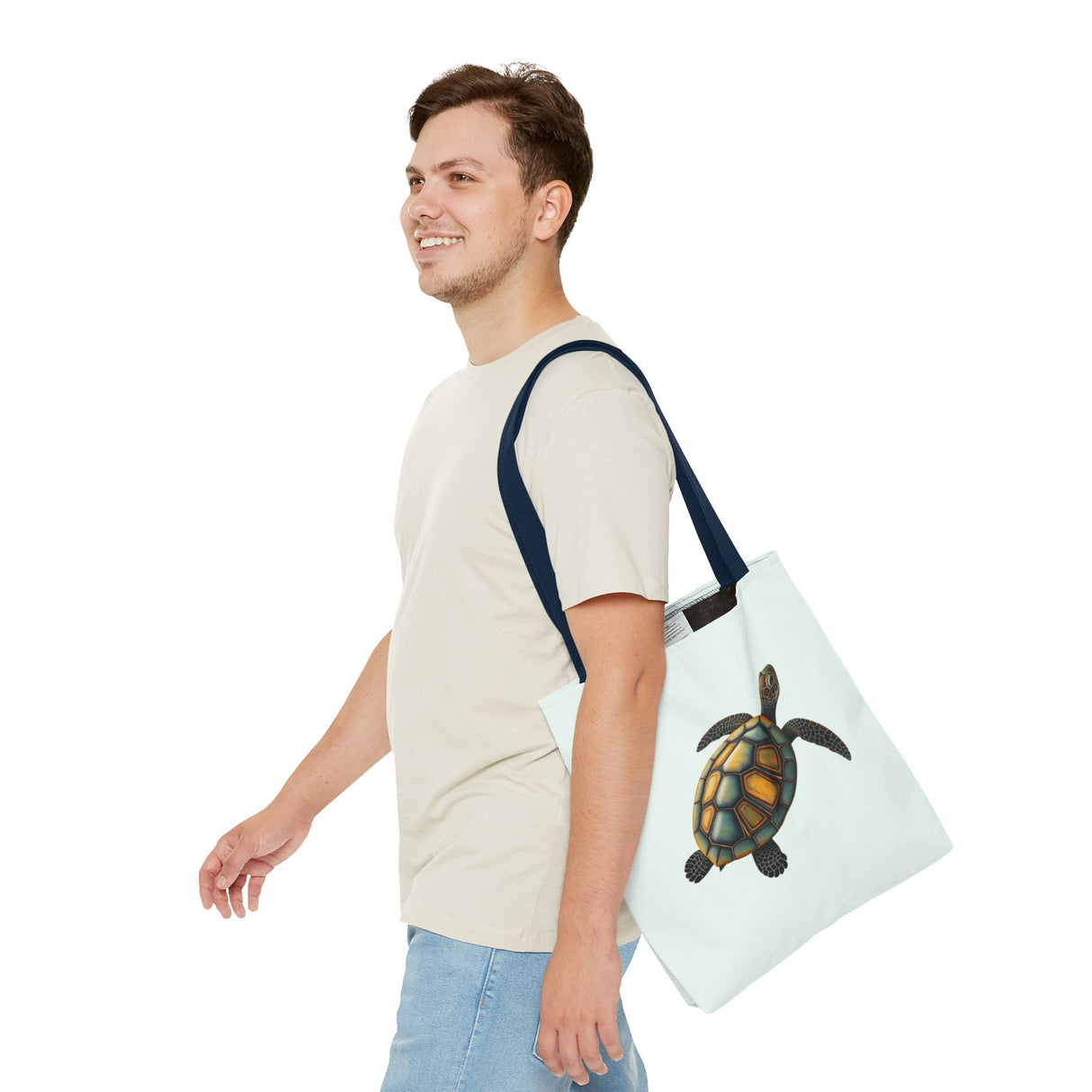 Oil Art Sea Turtle Tote Bag - 3 sizes