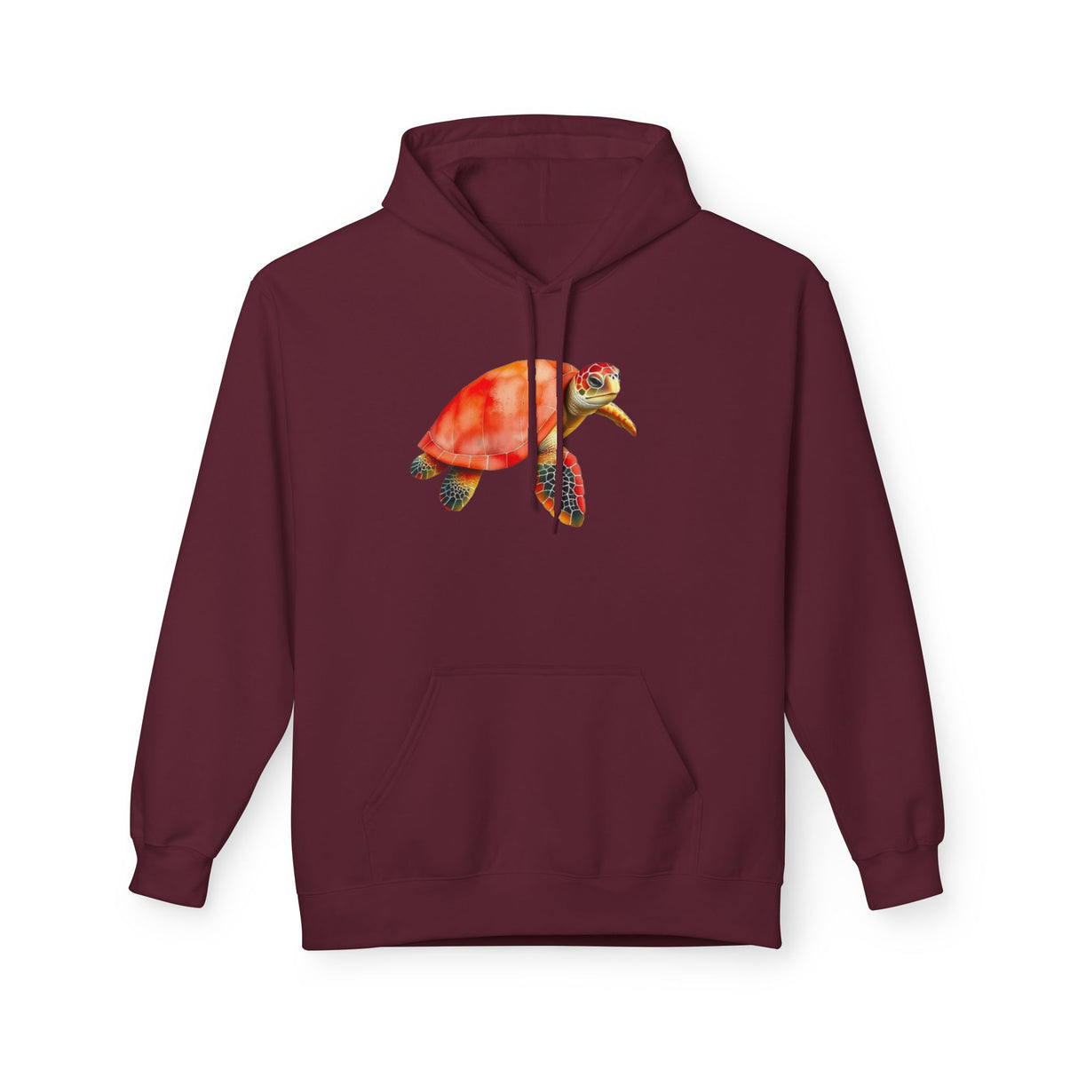 Surreal Red Sea Turtle Hoodie - Comfy Sweatshirt - 6 Colors
