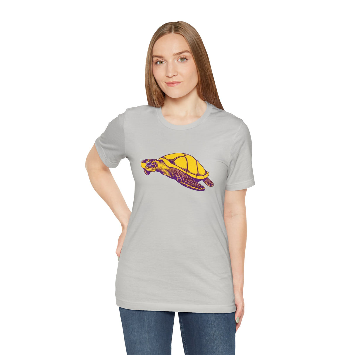Purple and Gold Sea Turtle Tee - 5 colors