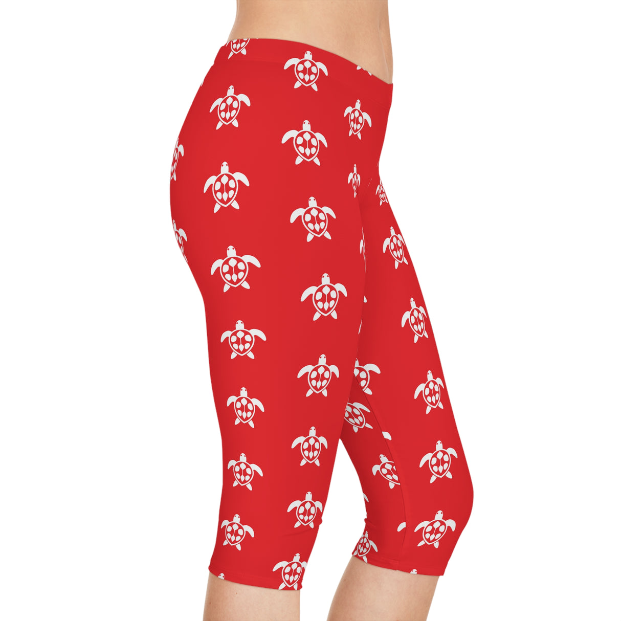 Red Sea Turtle Capri Leggings