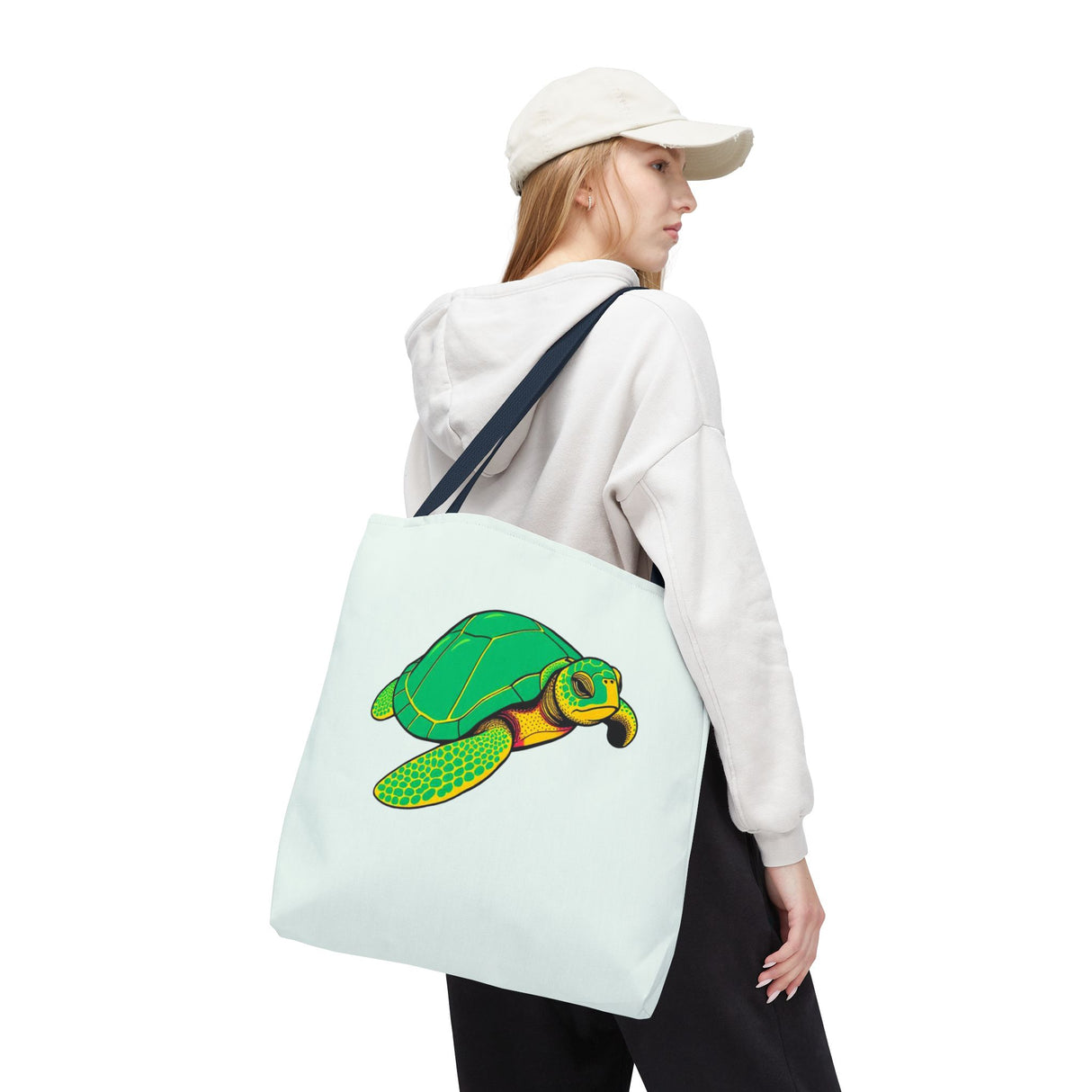 Comic Art Sea Turtle Tote Bag - 3 sizes