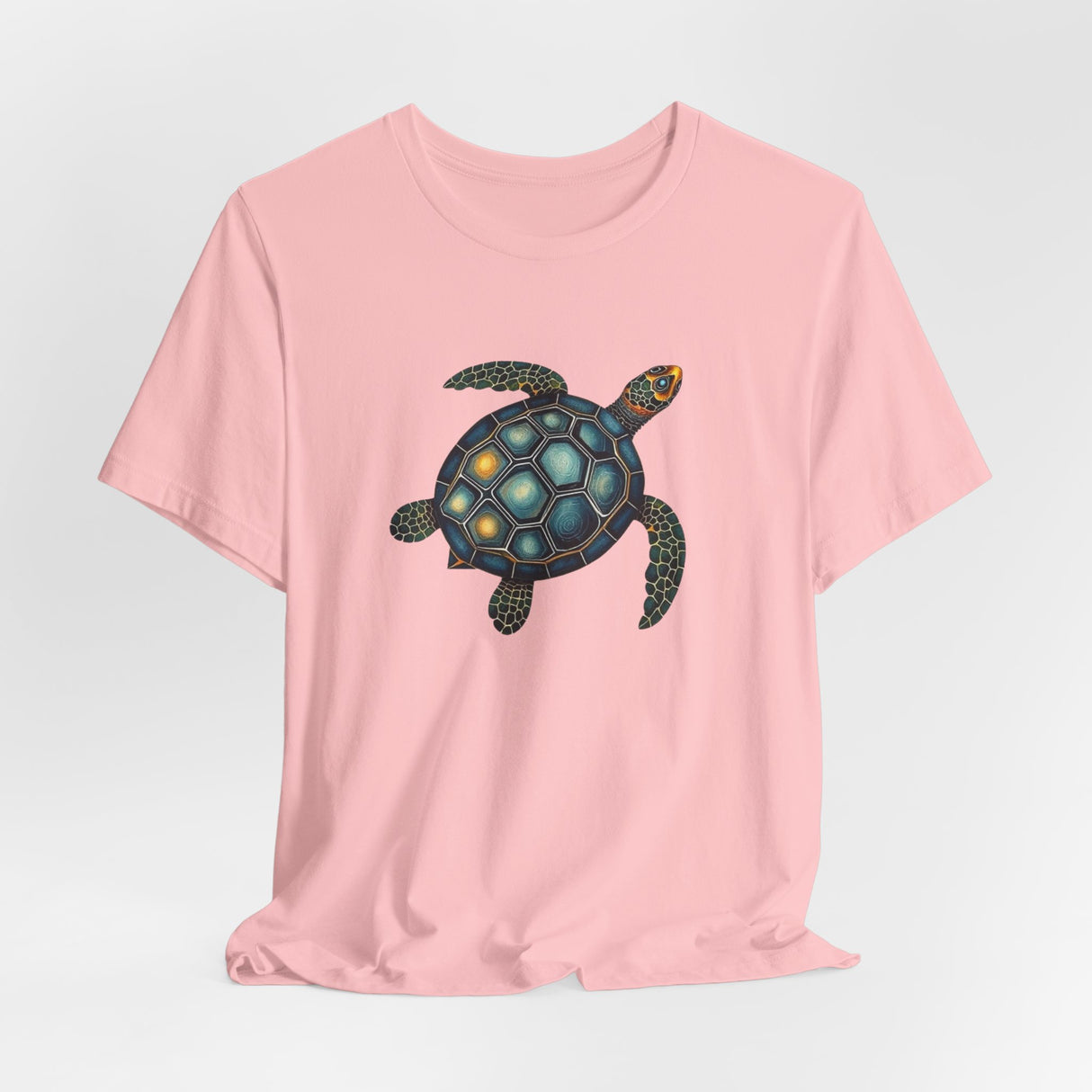 Oil Paint Green and Blue Sea Turtle Graphic Tee - 6 Colors