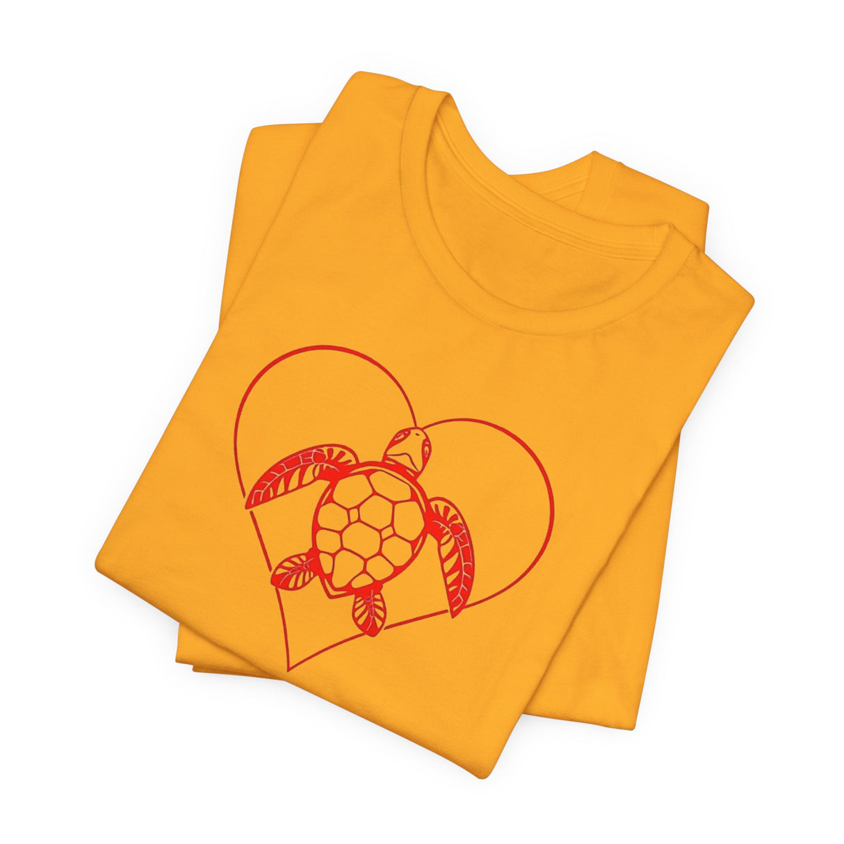 Red Heart Sea Turtle Graphic Tee - 8 Colors
