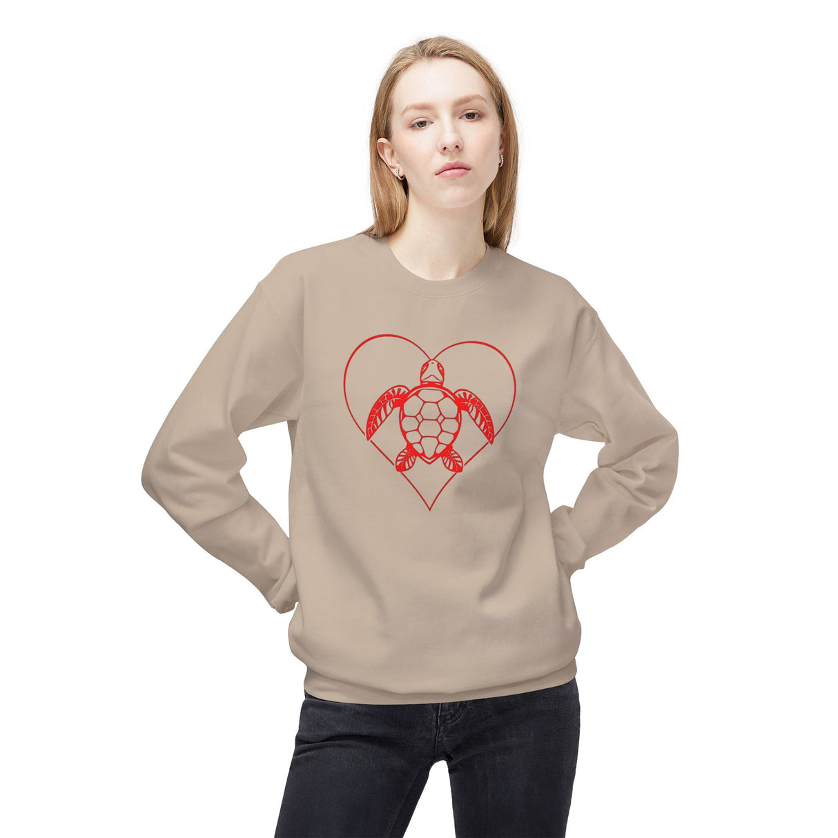 Red Heart Sea Turtle Sweatshirt - 6 colors