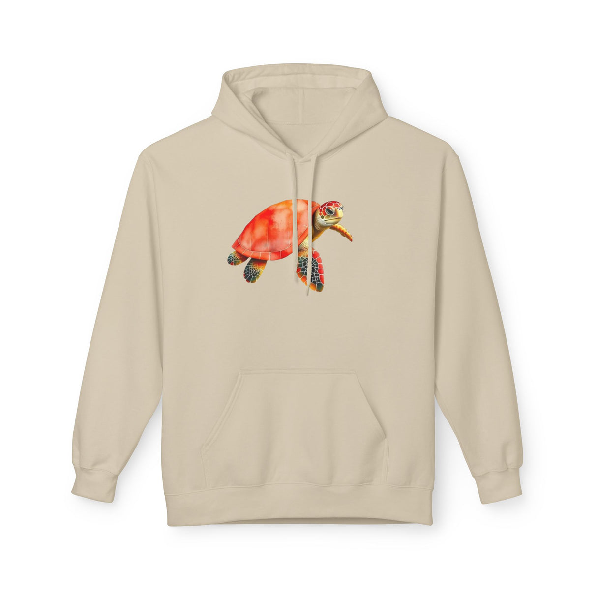 Surreal Red Sea Turtle Hoodie - Comfy Sweatshirt - 6 Colors