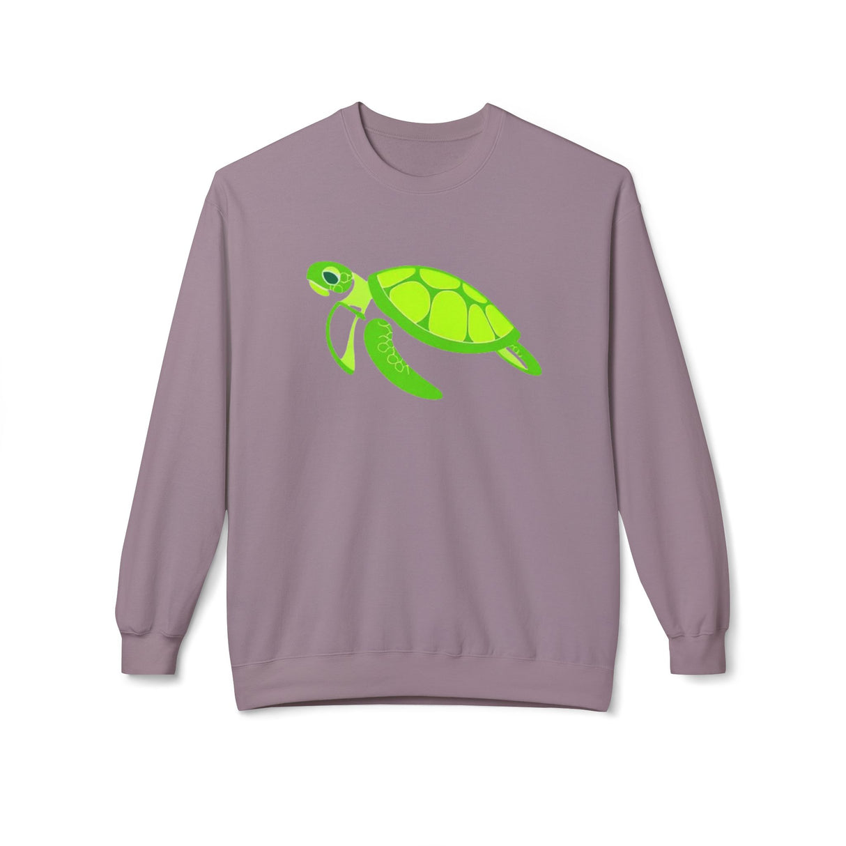 Neon Green Sea Turtle Sweatshirt