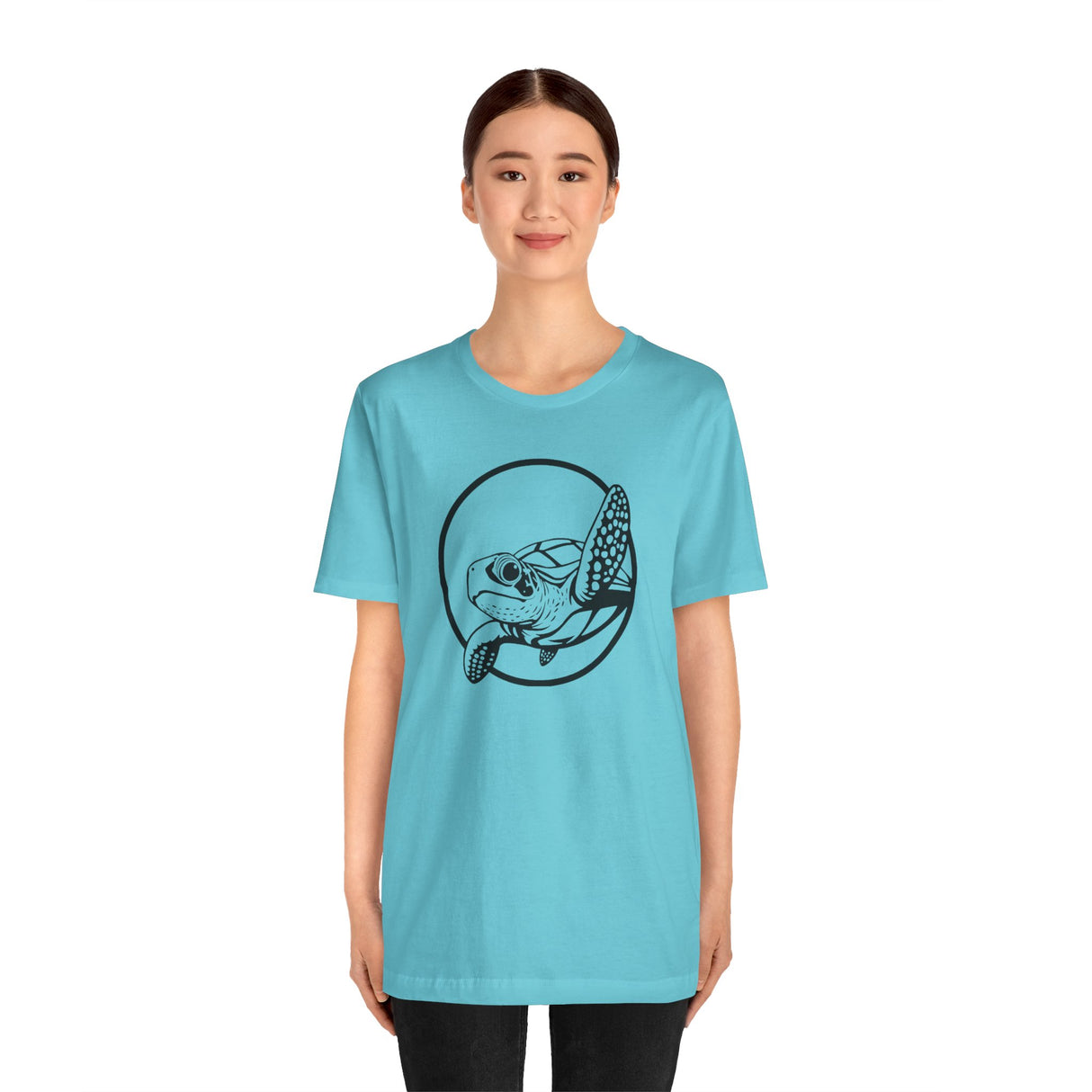 Waving Sea Turtle Graphic Tee - 9 Colors
