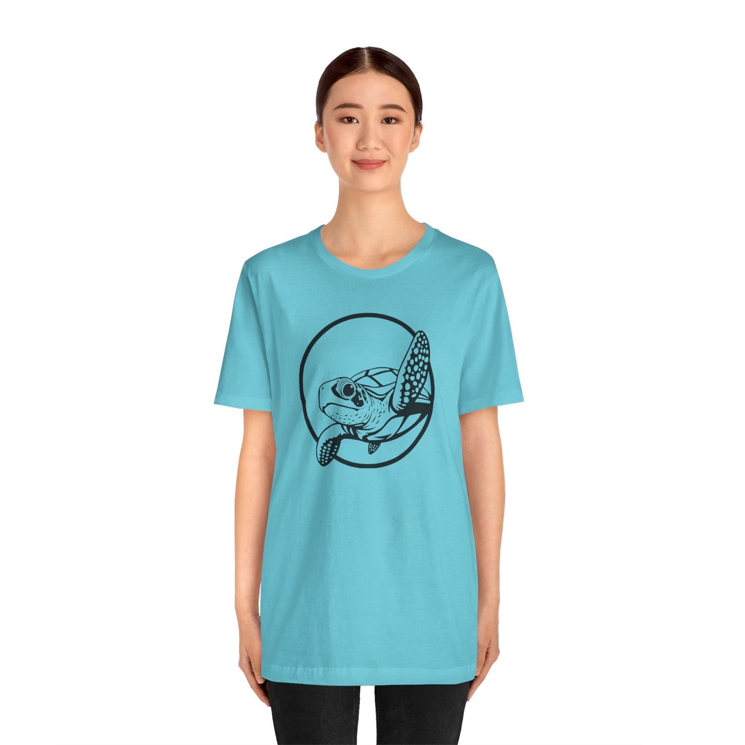 Waving Sea Turtle Graphic Tee - 9 Colors