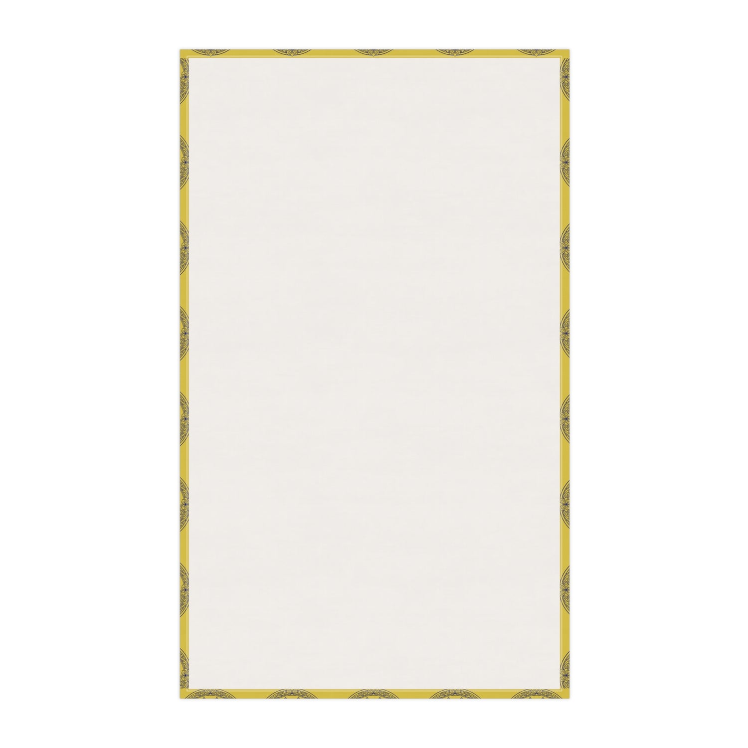 Gold Tropical Sea Turtle Tea Towels - Cotton Twill