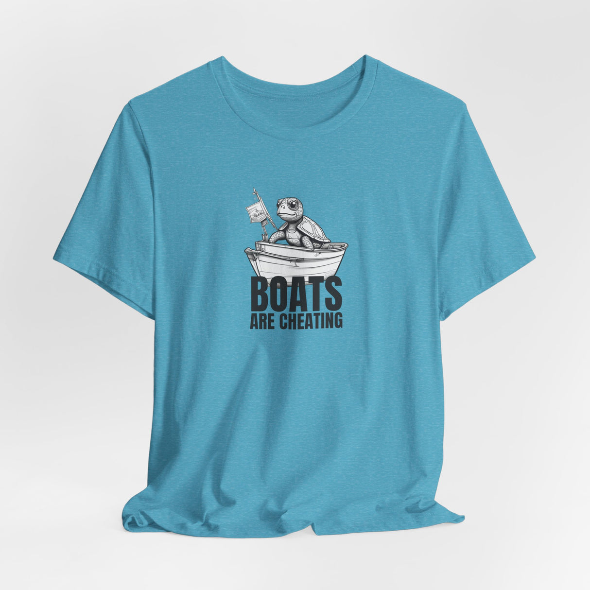 Boats Are Cheating Sea Turtle Tee - 6 Colors