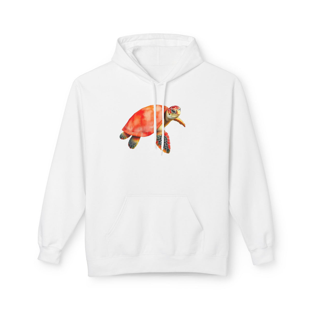 Surreal Red Sea Turtle Hoodie - Comfy Sweatshirt - 6 Colors
