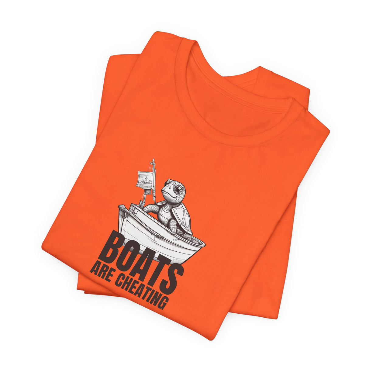 Boats Are Cheating Sea Turtle Tee - 6 Colors