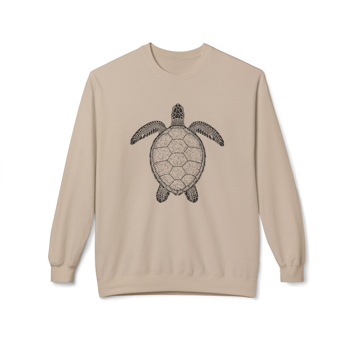 Black Intricate Sea Turtle Sweatshirt - 7 colors