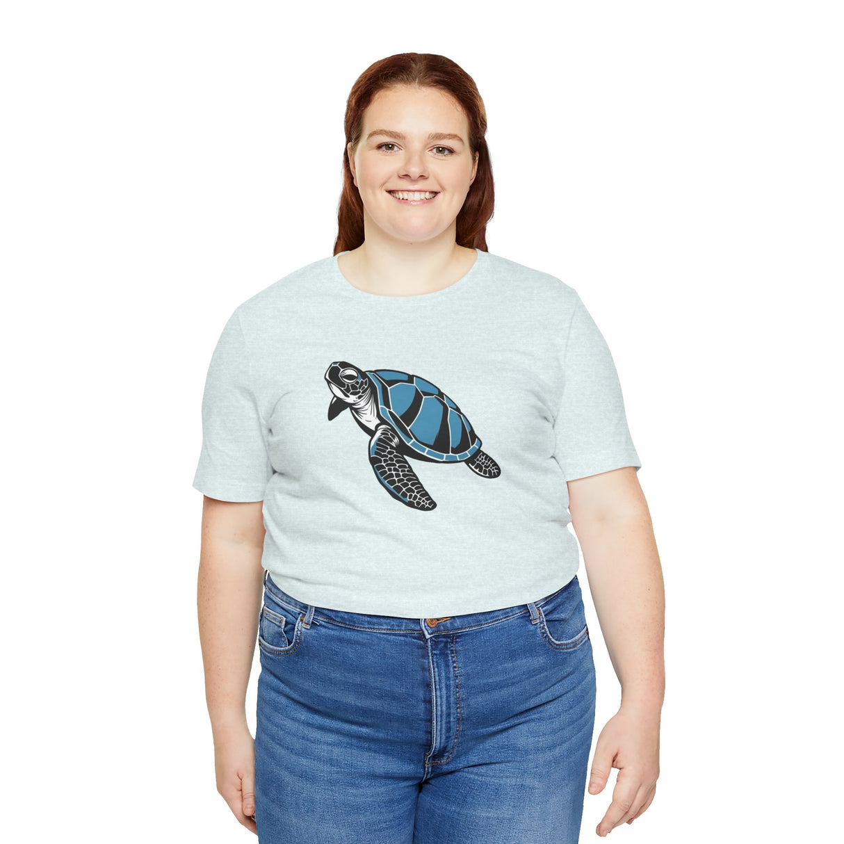 Blue Comic Print Sea Turtle Graphic Tee - 7 Colors