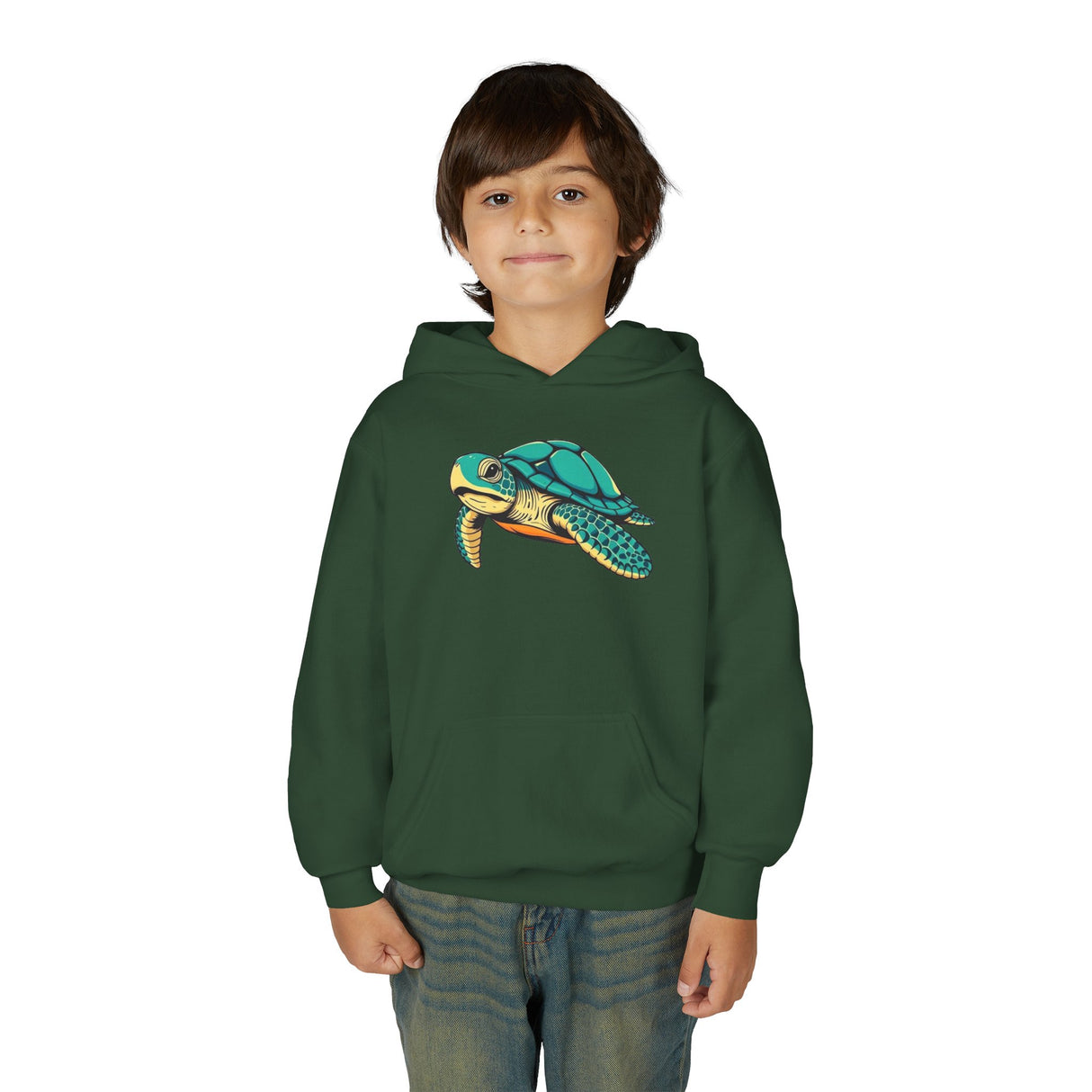 Youth Teal Sea Turtle Hoodie - 6 Colors