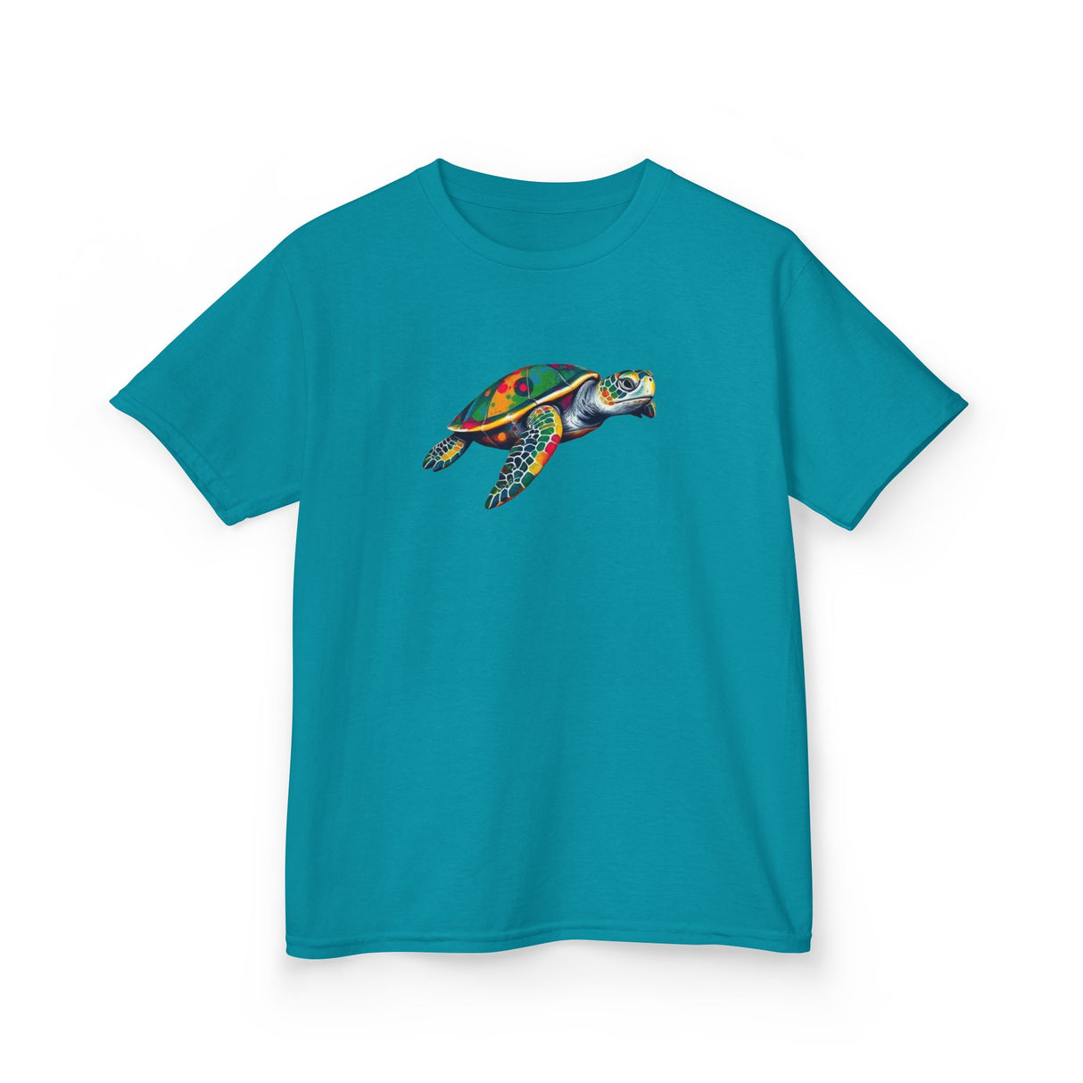 Kids Cute Paint Splat Sea Turtle Tee - 6 colors