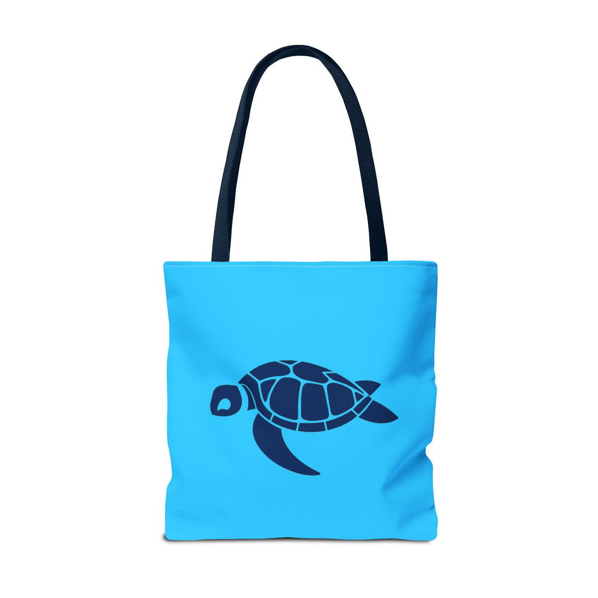 Blue Sea Turtle Icon Tote Bag - 3 sizes