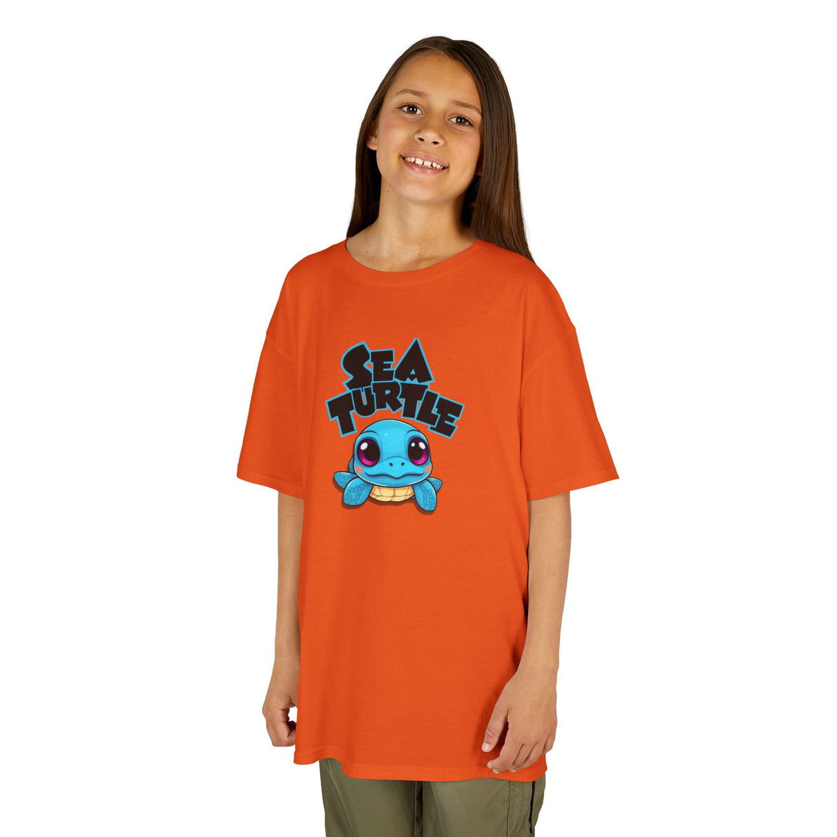 Kids Cute Baby Sea Turtle Blue Cartoon Tee - 7 colors