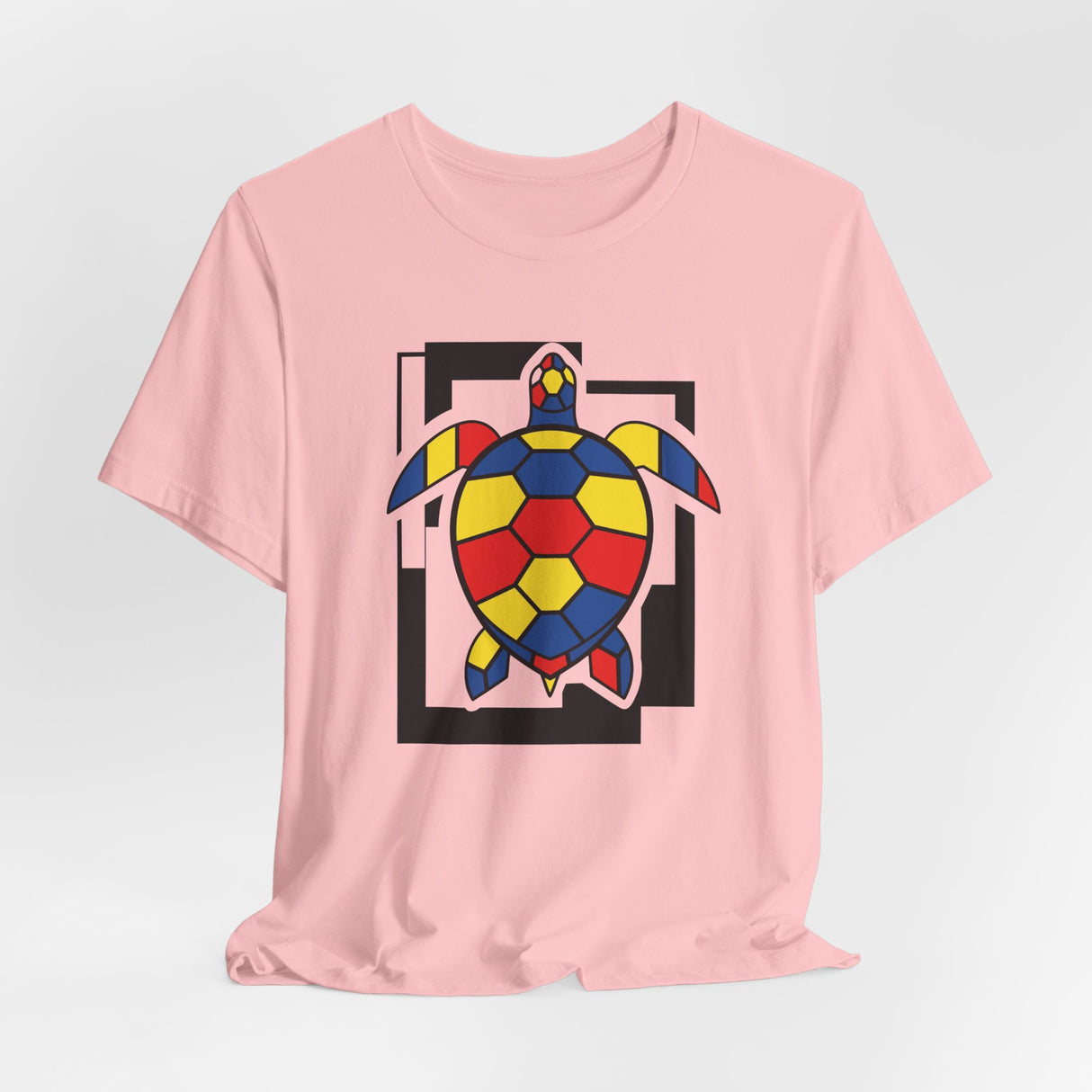 Bauhaus Red Blue Yellow Sea Turtle Graphic Tee - 6 Colors