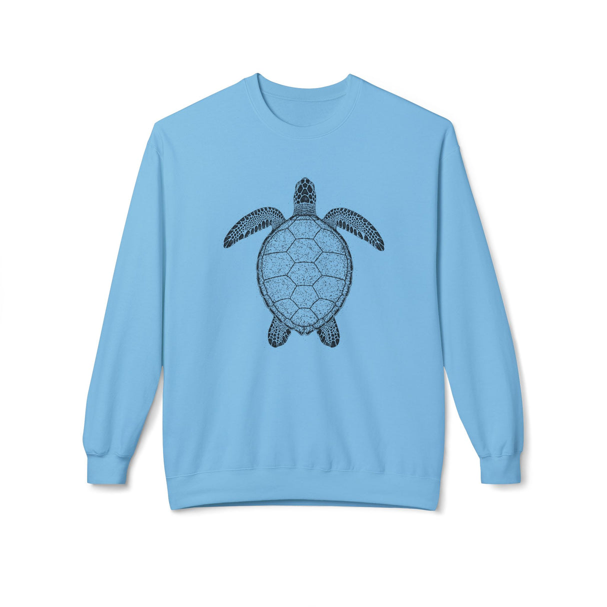 Black Intricate Sea Turtle Sweatshirt - 7 colors