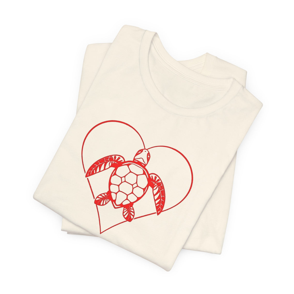 Red Heart Sea Turtle Graphic Tee - 8 Colors