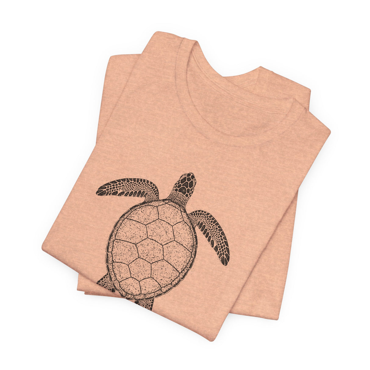 Intricate Black Ink Sea Turtle Graphic Tee - 7 Colors