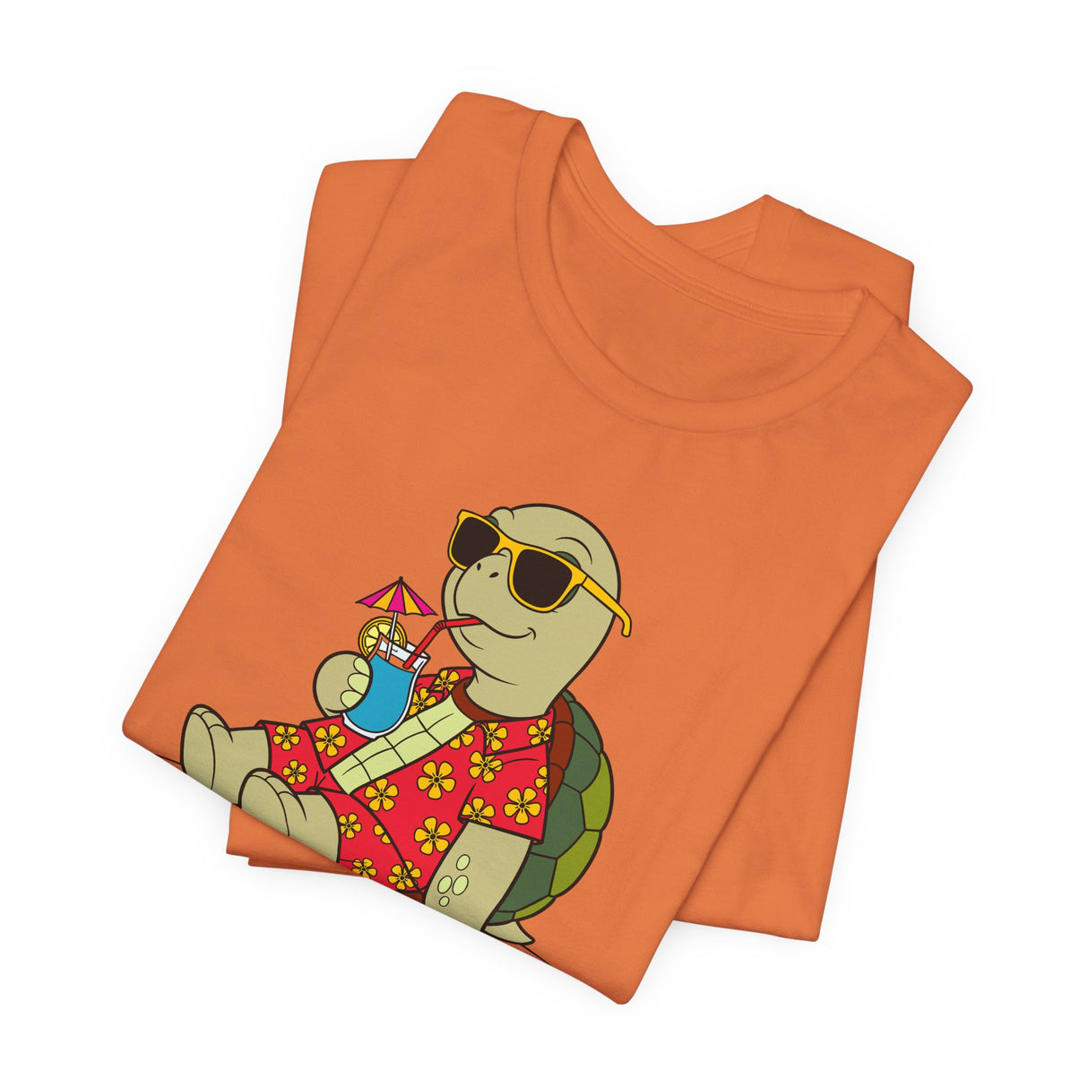 Relax Sea Turtle Cartoon Tee Unisex Jersey Short Sleeve Tee - 5 Colors