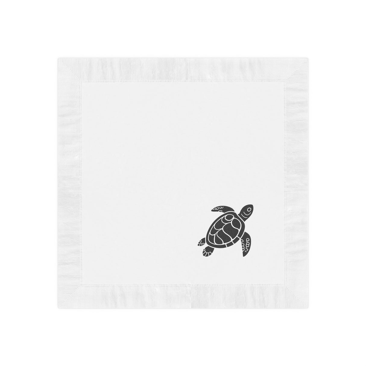 Black Island SeaTurtle-Themed Cocktail Napkins