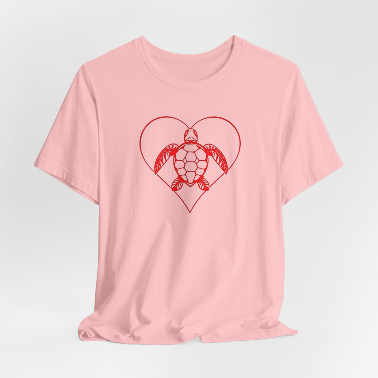 Red Heart Sea Turtle Graphic Tee - 8 Colors