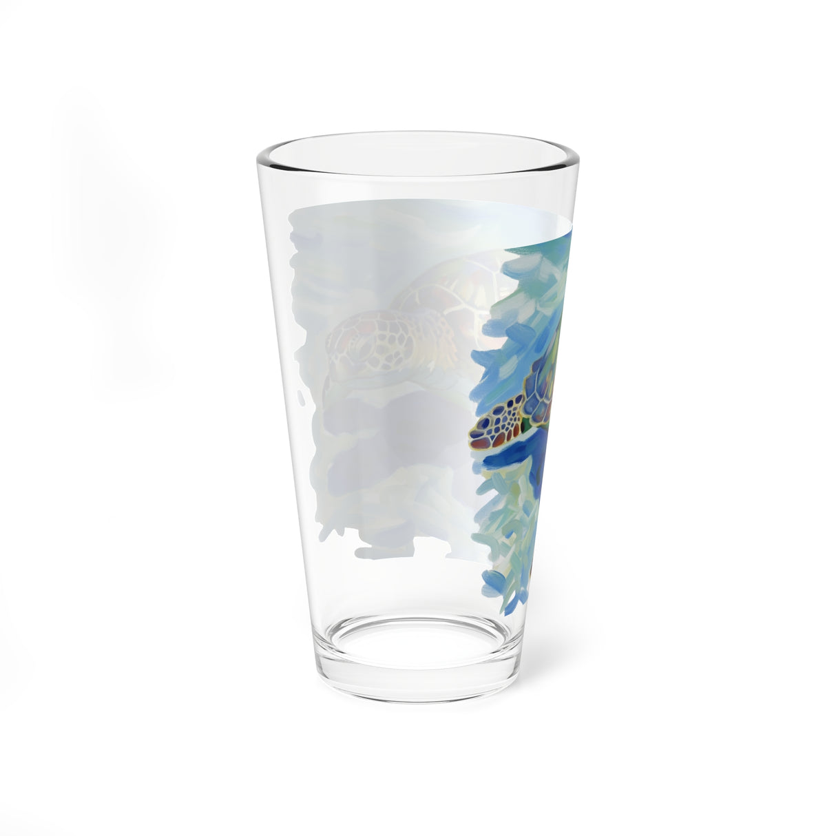 Oil Paint Sea Turtle 16oz Drinkware