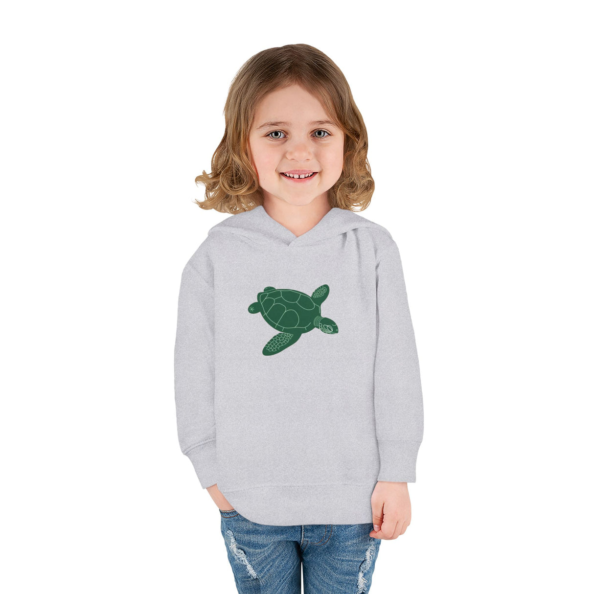 Toddler Gliding Sea Turtle Hooded Sweatshirt - 4 Colors